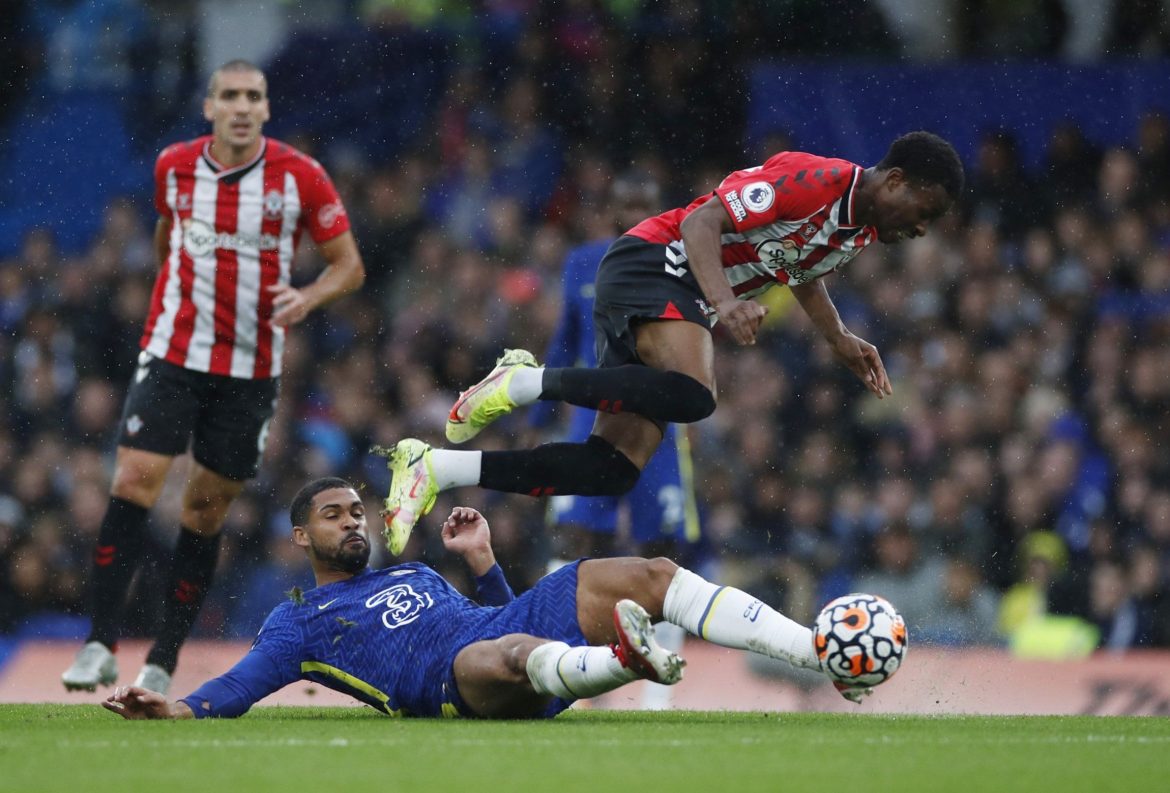 Nathan Tella did not impress during Southampton’s defeat against Chelsea